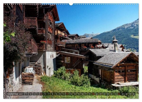 Produktbild: Valais Swiss Beauty (High Quality Premium Wall Calendar 2027 DIN A2 landscape),CALVENDO 12 Month Wall Calendar