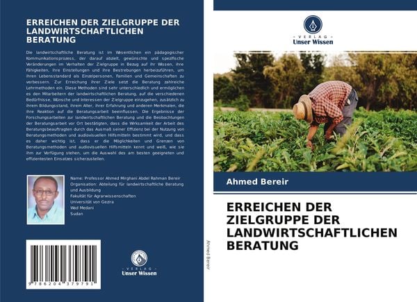 Erreichen der Zielgruppe der Landwirtschaftlichen Beratung, Taschenbuch von Ahmed Bereir, Verlag Unser Wissen, 9786204379791