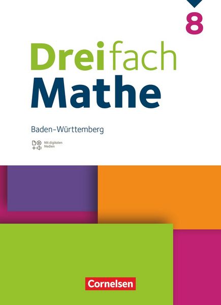 Produktbild: Dreifach Mathe - Baden-W&uuml;rttemberg - 8. Schuljahr