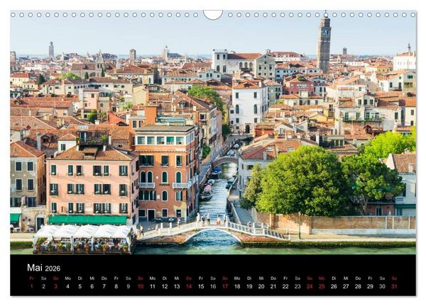 Produktbild: Venedig (Wandkalender 2026 DIN A3 quer), CALVENDO Monatskalender