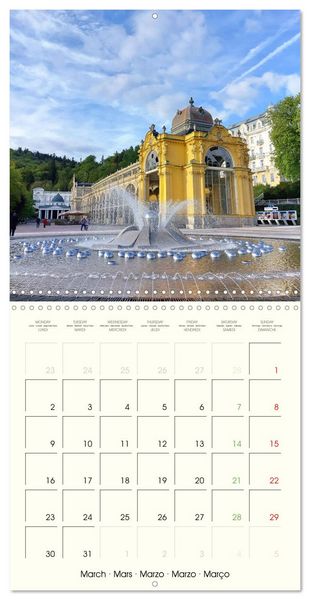 Produktbild: Highlights in the Czech Republic (Wall Calendar 2026 12 &times; 12 Inch) CALVENDO 12 Month Wall Calendar