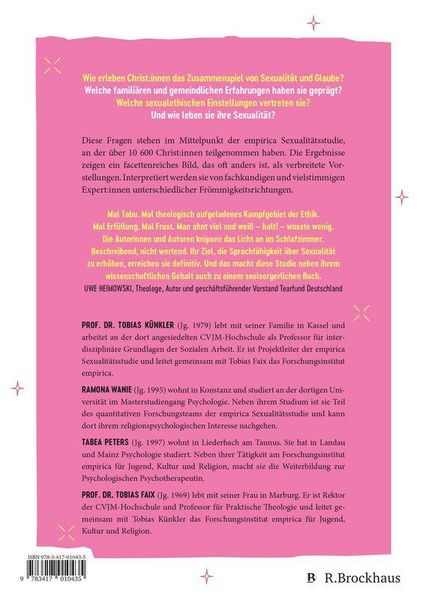 Produktbild: Sexualit&auml;t und Glaube