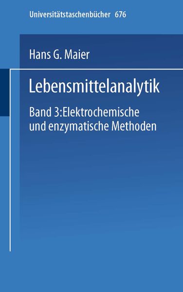 Produktbild: Lebensmittelanalytik