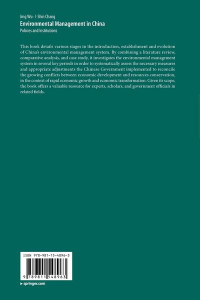 Produktbild: Environmental Management in China