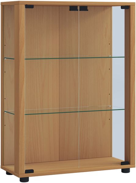 Produktbild: Holz Glas Stand Vitrine Sammelvitrine Sintalo