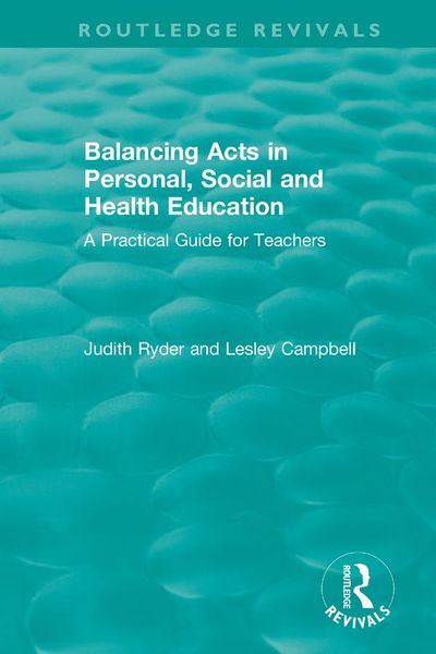 Produktbild: Balancing Acts in Personal, Social and Health Education