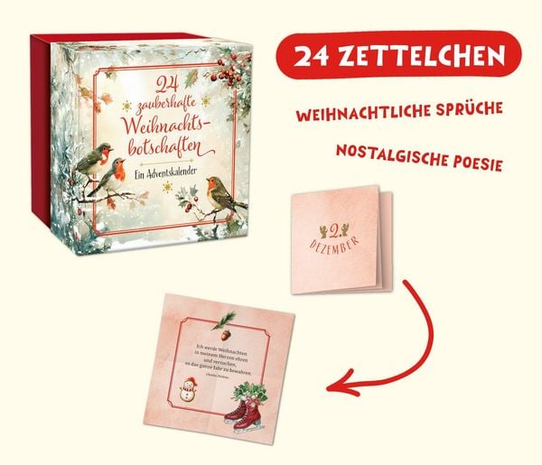Produktbild: 24 zauberhafte Weihnachtsbotschaften