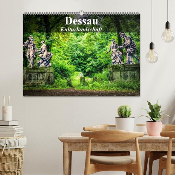 Produktbild: Dessau - Kulturlandschaft (Wandkalender 2026 DIN A2 quer), CALVENDO Monatskalender