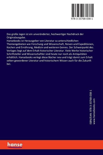 Produktbild: Das gro&szlig;e Jagen