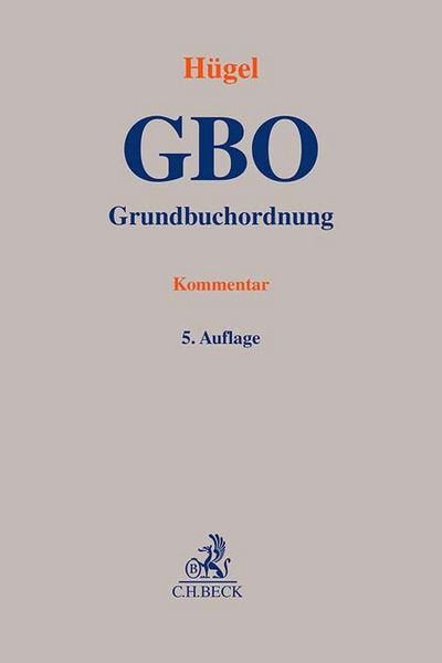 Produktbild: Grundbuchordnung. GBO