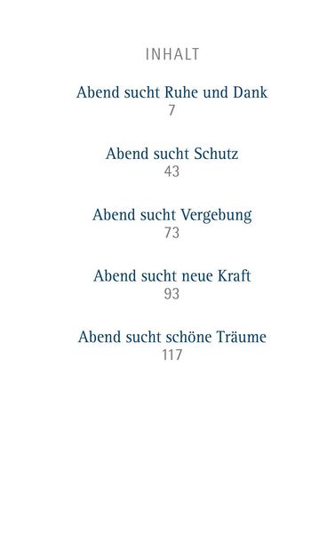 Produktbild: Die sch&ouml;nsten Gebete zur Nacht