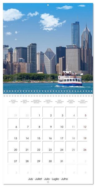 Produktbild: CHICAGO Highlights (Wall Calendar 2026 12 &times; 12 Inch) CALVENDO 12 Month Wall Calendar