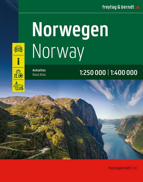 Produktbild: freytag & berndt Autoatlas Norwegen 1:250.000