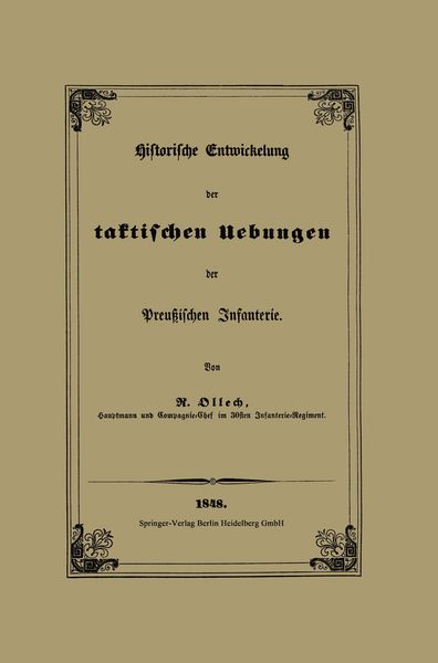 Produktbild: Historische Entwickelung der taktischen Uebungen der Preu&szlig;ischen Infanterie