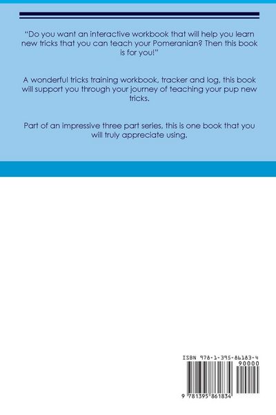 Produktbild: Pomeranian Tricks Training Pomeranian Tricks & Games Training Tracker & Workbook. Includes