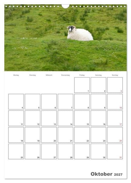 Produktbild: Schottland f&uuml;r Naturliebhaber (Wandkalender 2027 DIN A3 hoch), CALVENDO Monatskalender