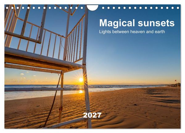Produktbild: Magical sunsets. Lights between heaven and earth (Wall Calendar 2027 DIN A4 landscape), CALVENDO 12 Month Wall Calendar