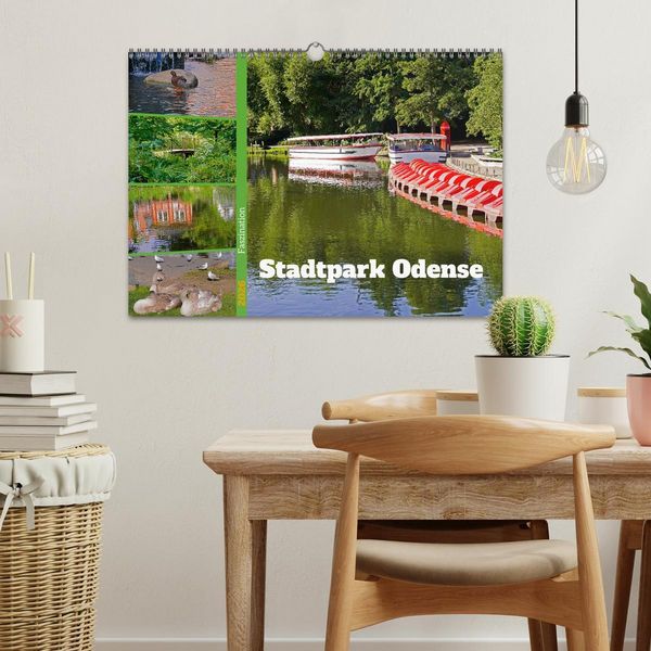 Produktbild: Faszination Stadtpark Odense (Wandkalender 2026 DIN A3 quer), CALVENDO Monatskalender