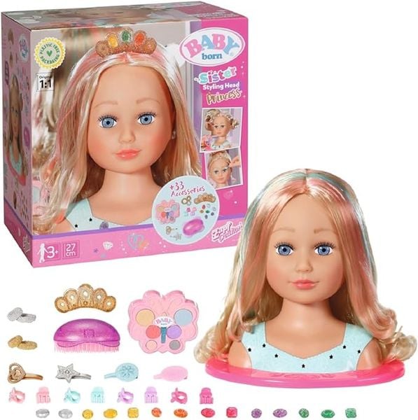 BABY born Stylingkopf Prinzessin