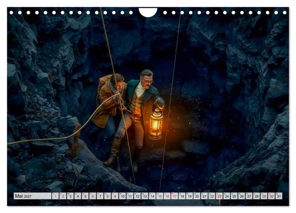 Produktbild: Die Reise zum Mittelpunkt der Erde (Wandkalender 2027 DIN A4 quer), CALVENDO Monatskalender