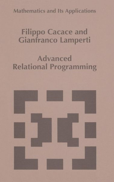 Produktbild: Advanced Relational Programming