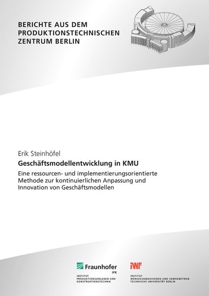 Produktbild: Gesch&auml;ftsmodellentwicklung in KMU