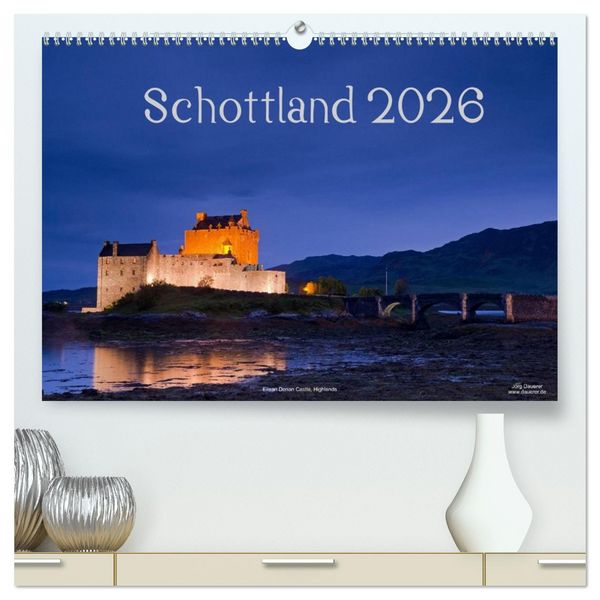 Schottland (hochwertiger Premium Wandkalender 2026 DIN A2 quer), Kunstdruck in Hochglanz