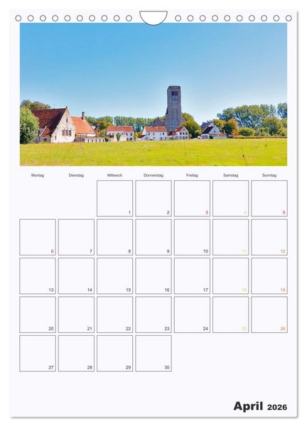 Produktbild: Flandern - Grafschaft in Belgien (Wandkalender 2026 DIN A4 hoch), CALVENDO Monatskalender