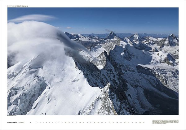 Produktbild: Die Alpen aus der Luft - Kalender immerw&auml;hrend