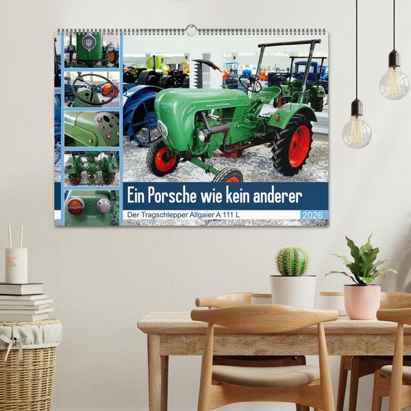 Produktbild: Ein Porsche wie kein anderer - Der Tragschlepper Allgaier A 111 L (Wandkalender 2026 DIN A2 quer), CALVENDO Monatskalender