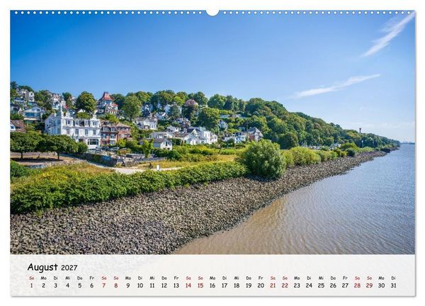 Produktbild: Hamburg - Zwischen Alster und Elbe (Wandkalender 2027 DIN A2 quer), CALVENDO Monatskalender