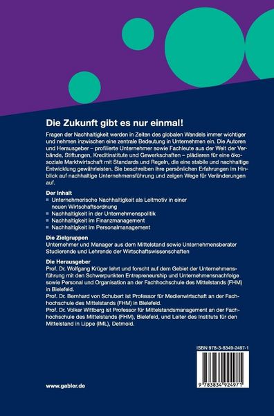 Produktbild: Die Zukunft gibt es nur einmal!