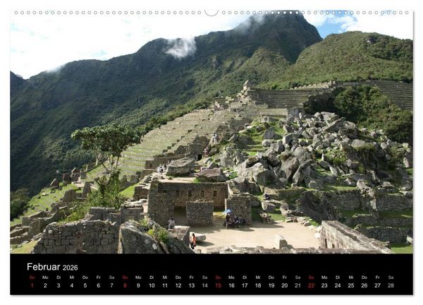 Produktbild: Machu Picchu - Die Stadt in den Wolken (Wandkalender 2026 DIN A2 quer), CALVENDO Monatskalender