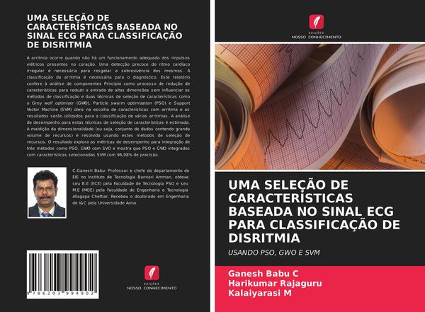 Produktbild: UMA SELE&Ccedil;&Atilde;O DE CARACTER&Iacute;STICAS BASEADA NO SINAL ECG PARA CLASSIFICA&Ccedil;&Atilde;O DE DISRITMIA