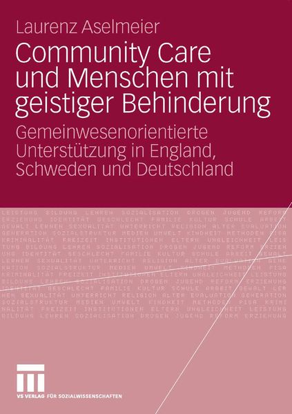 Produktbild: Community Care und Menschen mit geistiger Behinderung
