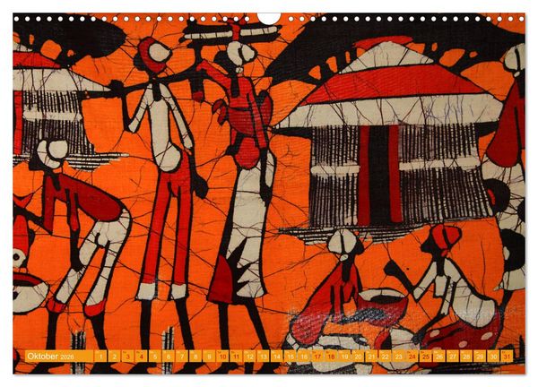 Produktbild: Farbenfrohes Afrika (Wandkalender 2026 DIN A3 quer), CALVENDO Monatskalender