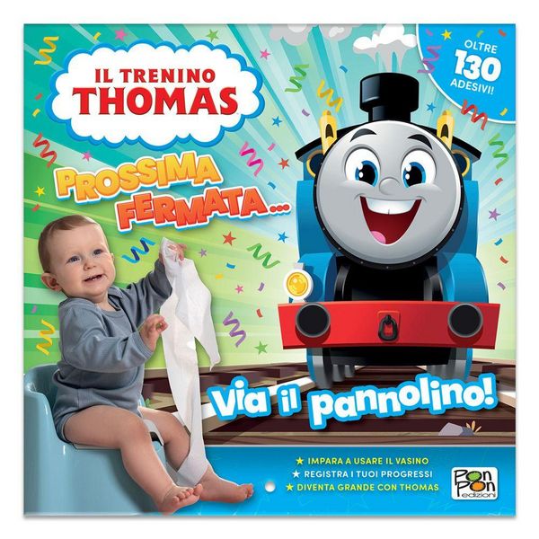 Produktbild: Via il pannolino! Il trenino Thomas. Con adesivi