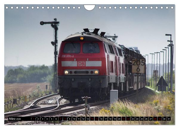 Produktbild: Die Marschbahn (Wandkalender 2026 DIN A4 quer), CALVENDO Monatskalender