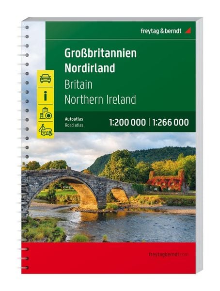 Produktbild: Freytag & berndt Autoatlas Gro&szlig;britannien - Nordirland 1:200.000