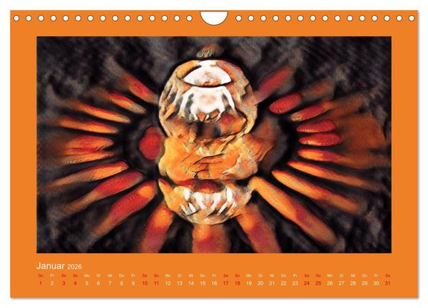 Produktbild: Hei&szlig; und Feurig (Wandkalender 2026 DIN A4 quer), CALVENDO Monatskalender