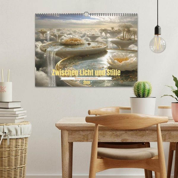 Produktbild: Zwischen Licht und Stille - Tr&auml;ume aus Licht und Form (Wandkalender 2026 DIN A3 quer), CALVENDO Monatskalender