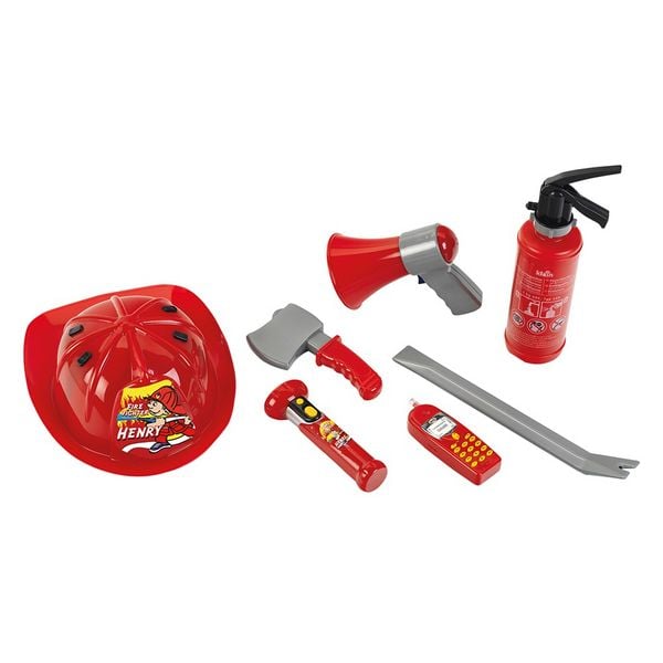 Produktbild: Feuerwehrset mit Helm, 7-tlg.