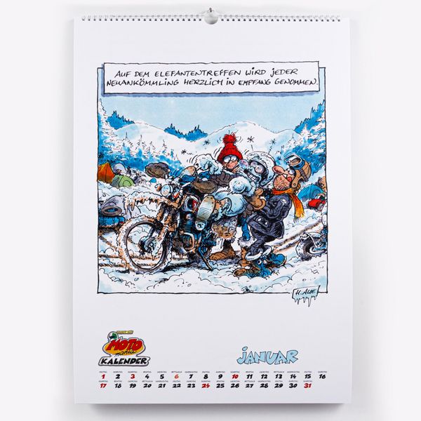 Produktbild: MOTOmania Kalender 2027: Monatskalender im Gro&szlig;format