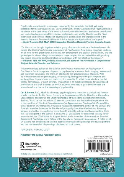 Produktbild: The Clinical and Forensic Assessment of Psychopathy