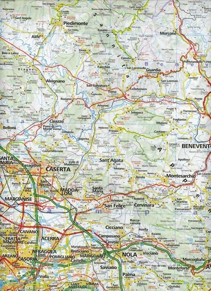 Produktbild: KuF Italien Regionalkarte 12 Campanien - Basilicata