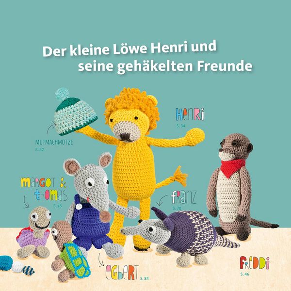 Produktbild: myboshi - Der kleine L&ouml;we Henri und seine geh&auml;kelten Freunde