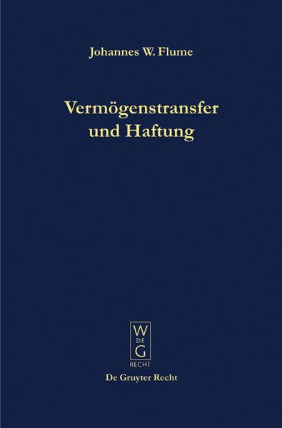 Produktbild: Verm&ouml;genstransfer und Haftung