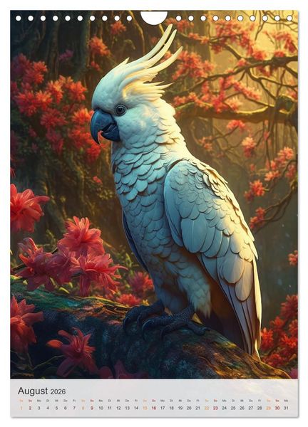 Produktbild: Fantastische Vogelwelt (Wandkalender 2026 DIN A4 hoch), CALVENDO Monatskalender