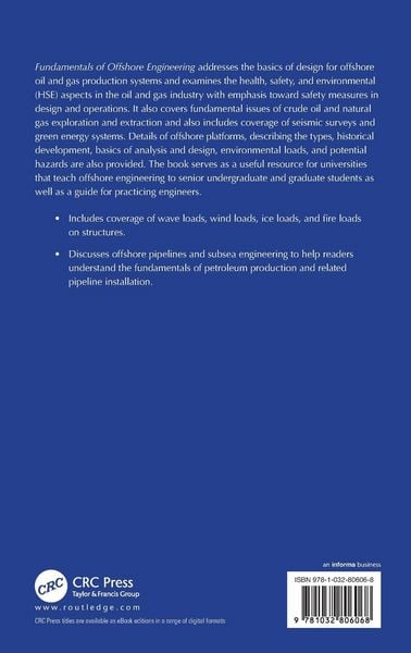 Produktbild: Fundamentals of Offshore Engineering