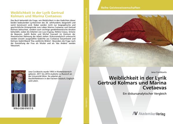 Produktbild: Weiblichkeit in der Lyrik Gertrud Kolmars und Marina Cvetaevas